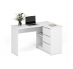 Psací stůl BEGA, Bílá UNI