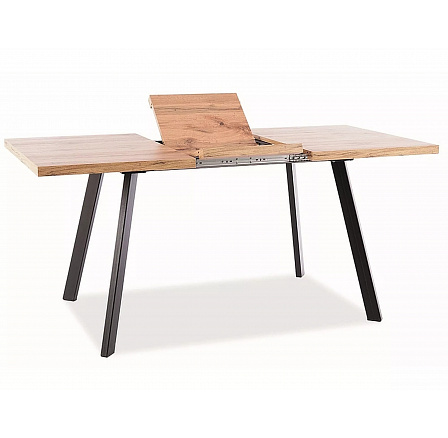 Jídelní stůl BRICK, Dub Artisan/Černá Jídelní stůl BRICK, Dub Artisan/Černá