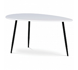 Odkládací stolek 100x60x50cm, mdf, bílá, AF-3012 WT