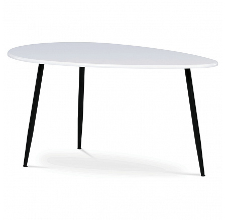 Odkládací stolek 100x60x50cm, mdf, bílá, AF-3012 WT