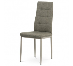 Jídelní židle, béžová, látka, DCL-397 CRM2