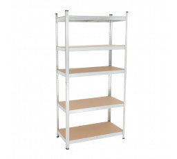 Skladový regál stříbrný R6-FXJG 5P