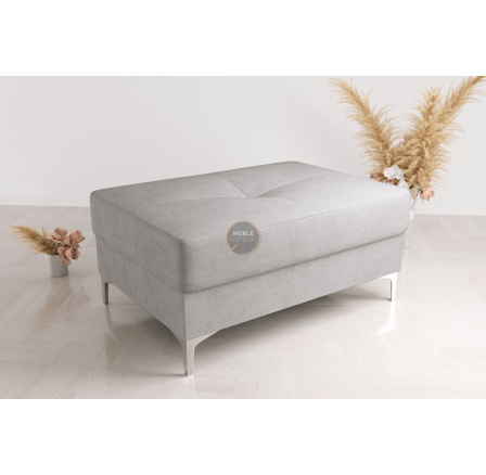 Taburet  s kontejnerem 100x55 cm - šedá