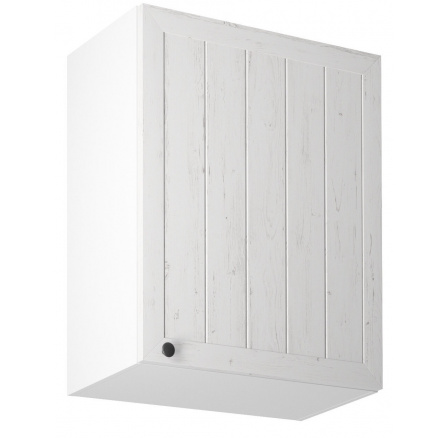 Kuchyňská horní skřínka PROWANSJA G601D - Pravá, Bílá/Borovice Andersen