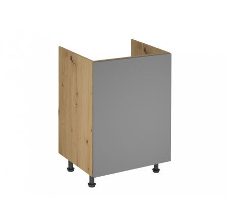 Kuchyňská dolní skříňka Langen D60Z P/L, béžová/ dub artisan Kuchyňská dolní skříňka Langen D60Z P/L, béžová/ dub artisan