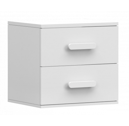 Noční stolek SMYK I - 22, Bílá Mat/Bílá