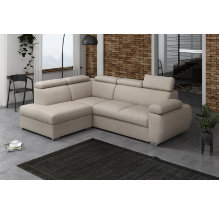 Rohová sedací soustava Bodie IV levá béžová Rohová sedací soustava Bodie IV levá béžová