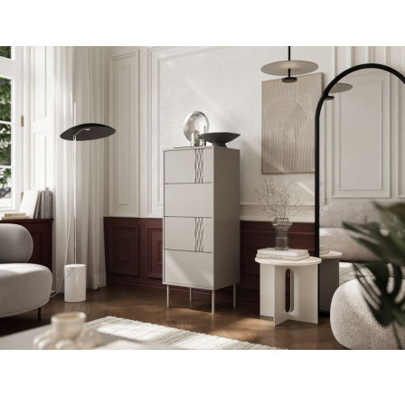 Komoda TRESSE 4S, béžová