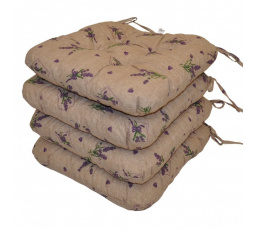 Sedák UNI barva levandule - set 4 kusy