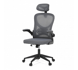 Kancelářská židle, houpací mechanismus, šedá, KA-K2021 GREY