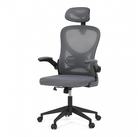 Kancelářská židle, houpací mechanismus, šedá, KA-K2021 GREY Kancelářská židle, houpací mechanismus, šedá, KA-K2021 GREY