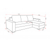 Rohová sedací souprava NEWARK, Soro 34/Soft 17