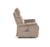 Elektricky polohovatelné a masážní křeslo SEMIR 2, Béžový Bluvel 40