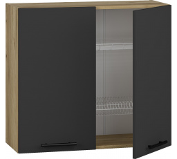 Kuchyňská horní skříňka VENTO GC-80/72, dub antracit