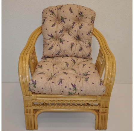 Polstr na křeslo Rio De Janeiro látka levandule