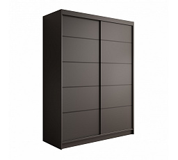 Posuvná skříň Calma 150 Černá+Černá