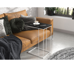 Pomocný stolek DRU Bílý+Černý