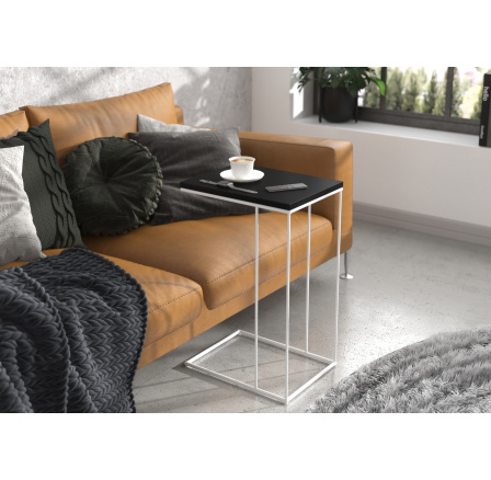 Pomocný stolek DRU Bílý+Černý