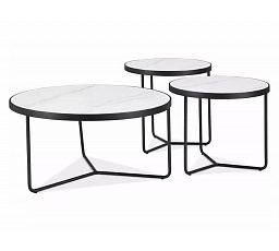 LAVICE DEMETER BÍLÁ / ČERNÁ (SADA)