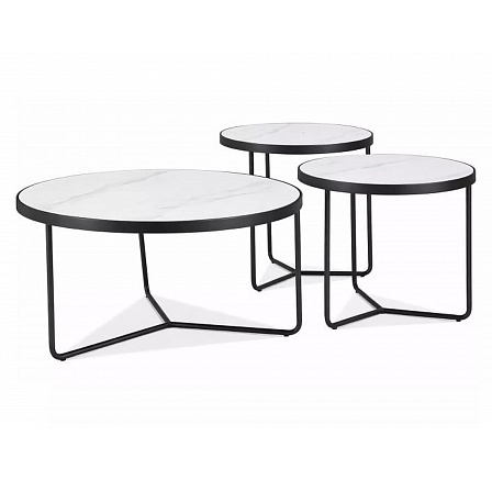 LAVICE DEMETER BÍLÁ / ČERNÁ (SADA)