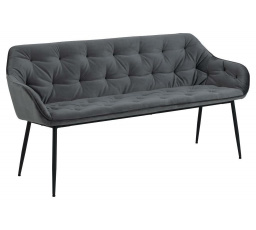 Šedá lavička Brooke