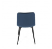 Jídelní židle, modrá, sametová látka, CT-281 BLUE4