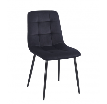 Židle velvet černá K11-FX