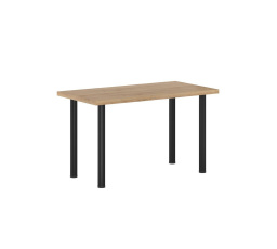 Stůl dub zlatý craft + nohy I černý mat 67x128 STB-FXJG