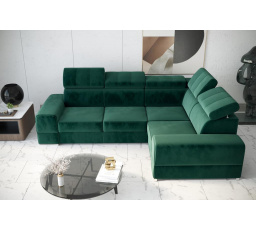 Rohová sedací souprava ROYAL II 280×210 - zelená , pravá