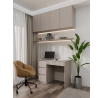 Psací stůl Miles L, šedá