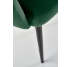 Židle K410, zelený samet