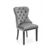 Jídelní židle MIYA, šedá velvet