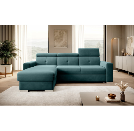 Rohová sedací souprava FRESIA, Velvetmat 38 Levá