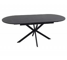 Jídelní stůl GASTON 140, Keramická černá