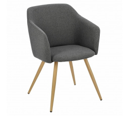 Židle Molto tmavě šedá