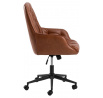 Kancelářské křeslo Erik hnědé PU
