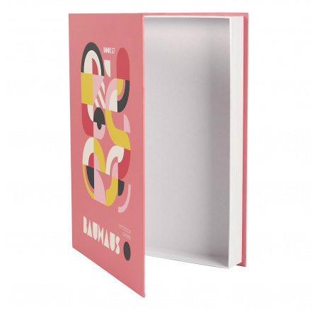 Krabice kniha Bauhaus růžová