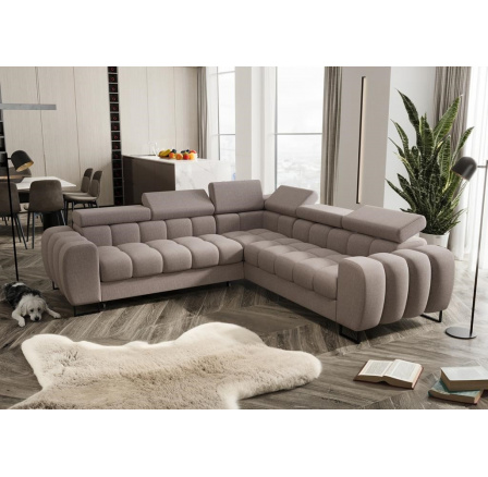 Rohová sedací souprava ASPEN MAX 260x260 cm - pravá, béžová