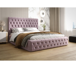 Postel VALENTINO s úložným prostorem - 180x200, Kovová na plynových zvedácích