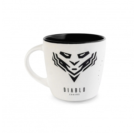 Hrnek  Chairs bílý-černý