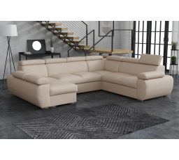 Sedací souprava Bodie U levá béžová