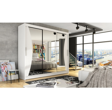 Šatní skříň ASTANA IV, Bílá Šatní skříň ASTANA IV, Bílá