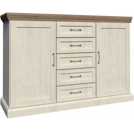 Komoda ROYAL K2D, Borovice nordická + Dub Divoký