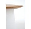 Konferenční stůl AZZURA, bílý/přírodní