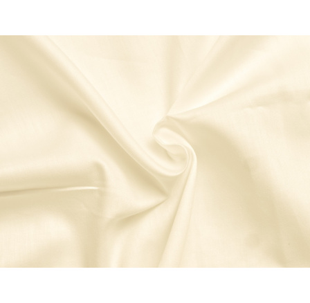 Smetanové saténové prostěradlo plachta bez gumy 240x230