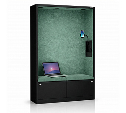 Sally 1150mm korpus Černý - sedák Zelený