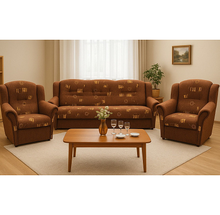 Sedací souprava Agáta 3f+1+1 Opus 132