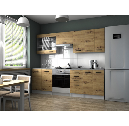 Kuchyňská Linka Pamis 240/180 dub artisan Kuchyňská Linka Pamis 240/180 dub artisan