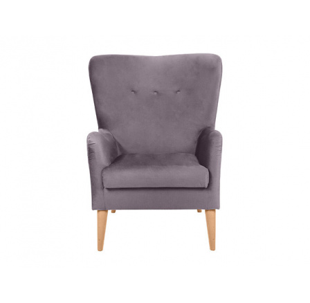 Křeslo MOTI ES, Monoli 62 violet, TX002 buk přírodní (BRW COMFORT) (FL13-1030) Křeslo MOTI ES, Monoli 62 violet, TX002 buk přírodní (BRW COMFORT) (FL13-1030)