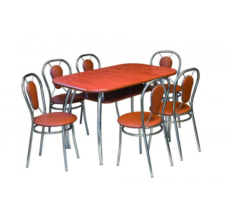 Stůl Neptun s policí na nohách Neptun (bez židlí)